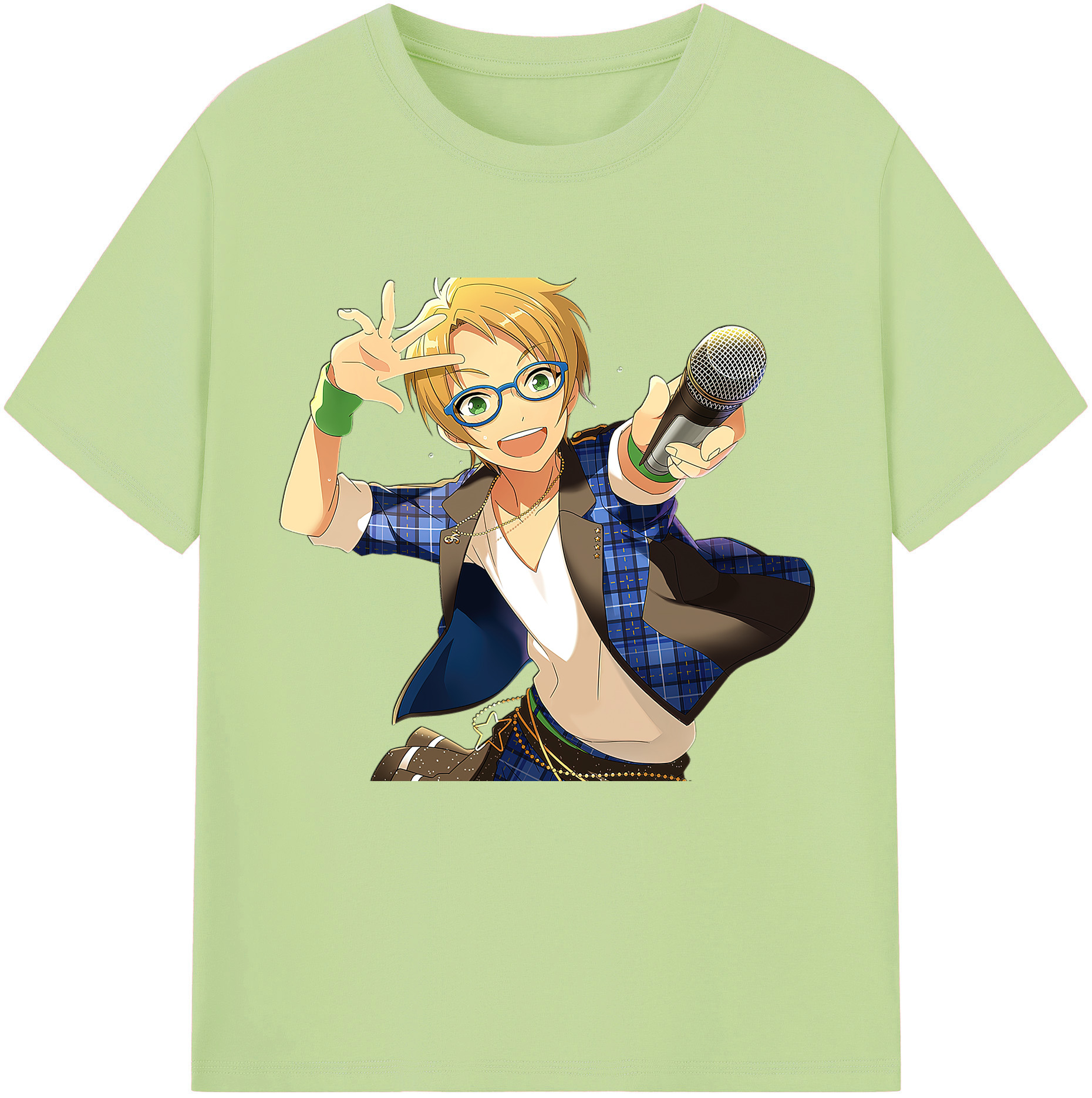 （画像用） あんさんぶるスターズ! Ensemble Stars 綿100％半袖Tシャツ（フロントプリント）